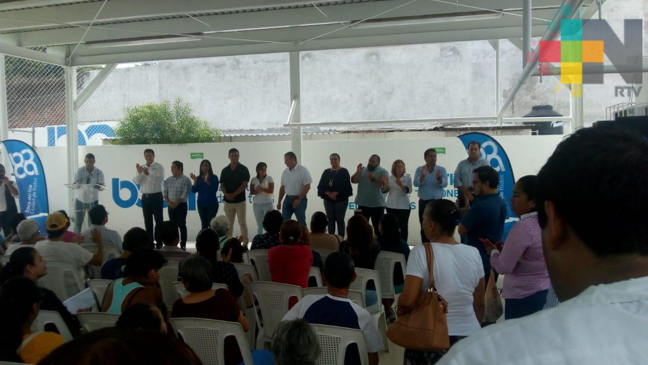 Inauguran rehabilitación de la unidad deportiva Adalberto Tejeda en Boca del Río