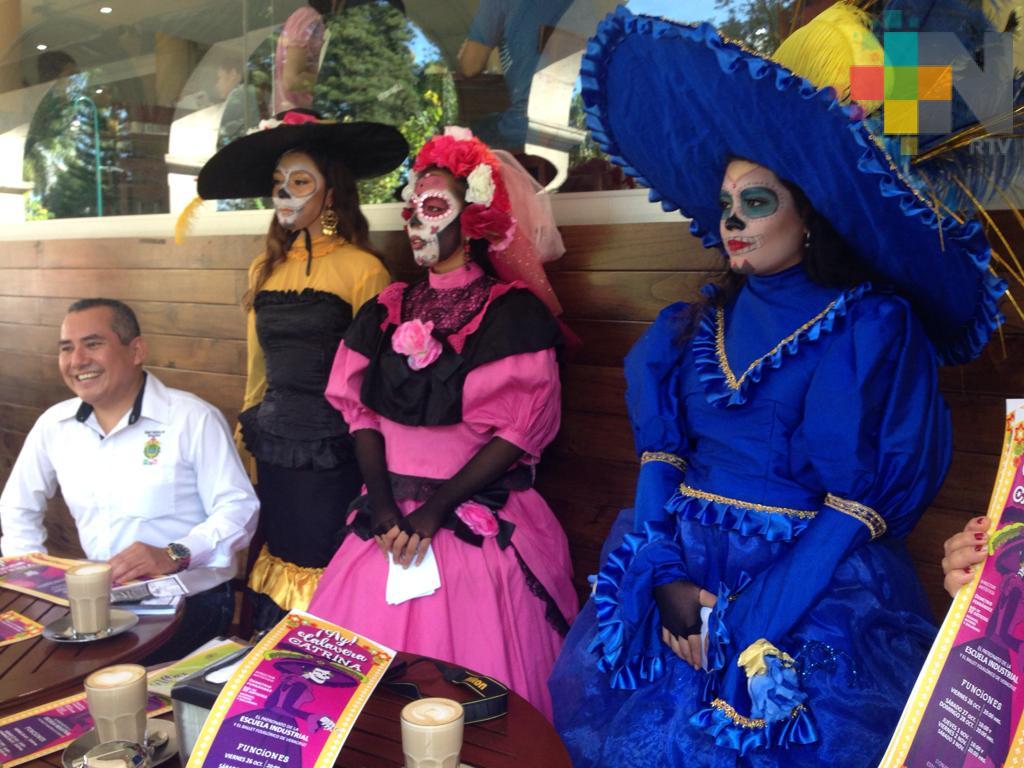 Escuela Industrial de Xalapa presentará el espectáculo “¡Ay! Calavera catrina”