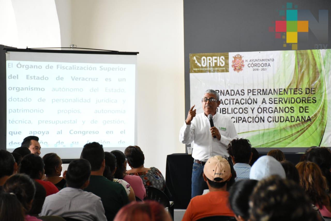 Imparte Orfis jornada permanente de capacitación a comités de Contraloría Social