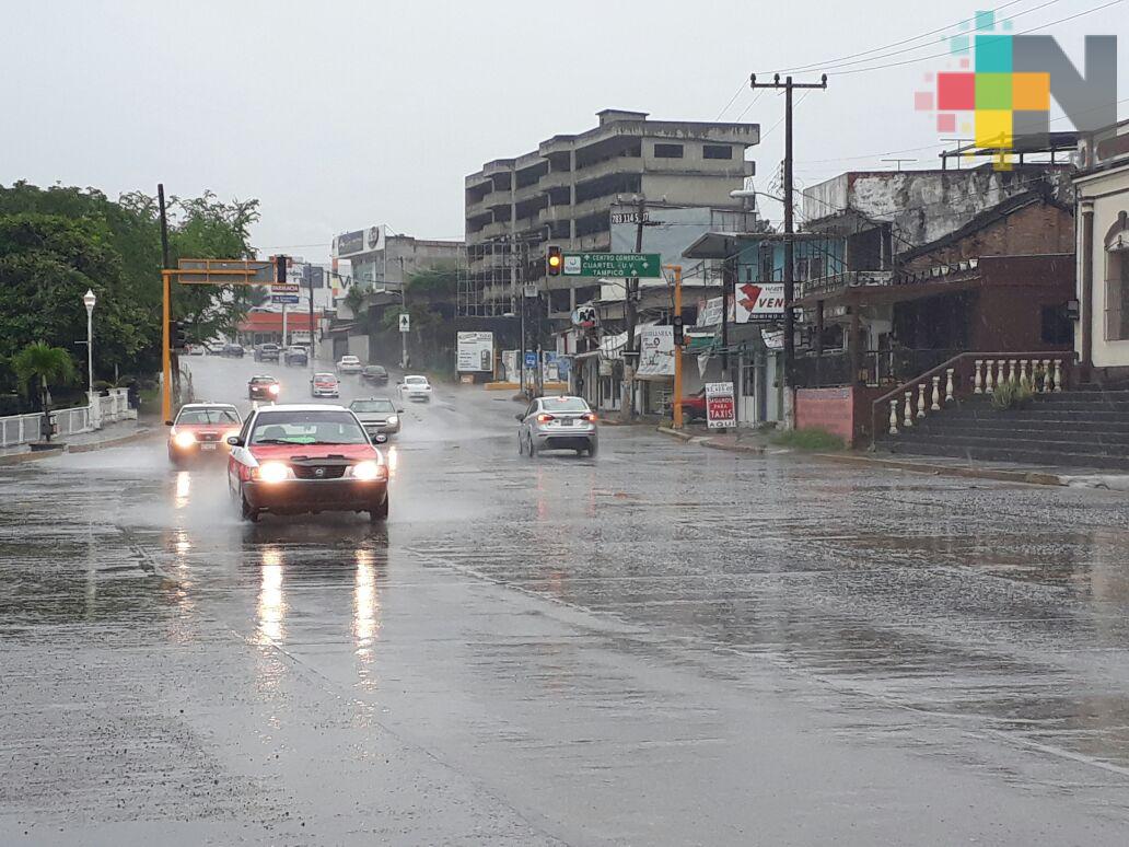 Probabilidad de tormentas y lluvias moderadas a fuertes en el estado de Veracruz