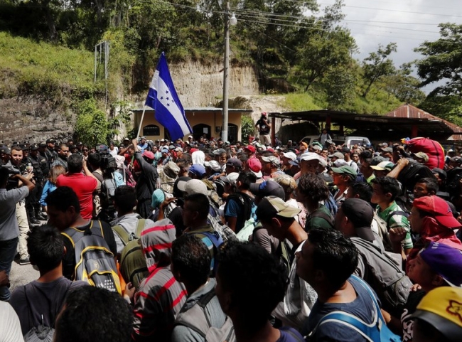 Caravana Migrante ingresa a México