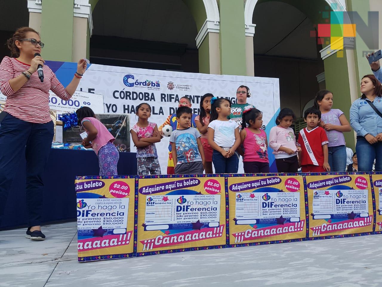 Realiza DIF Córdoba la rifa “Yo Hago la DIFerencia” a beneficio de programas sociales