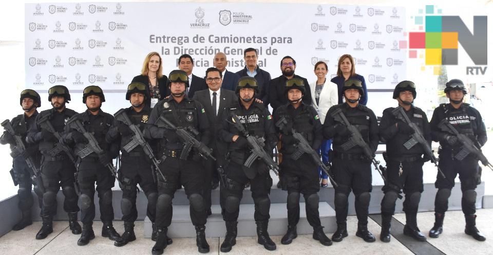 Fortalece FGE poder de reacción y equipamiento de Policía Ministerial