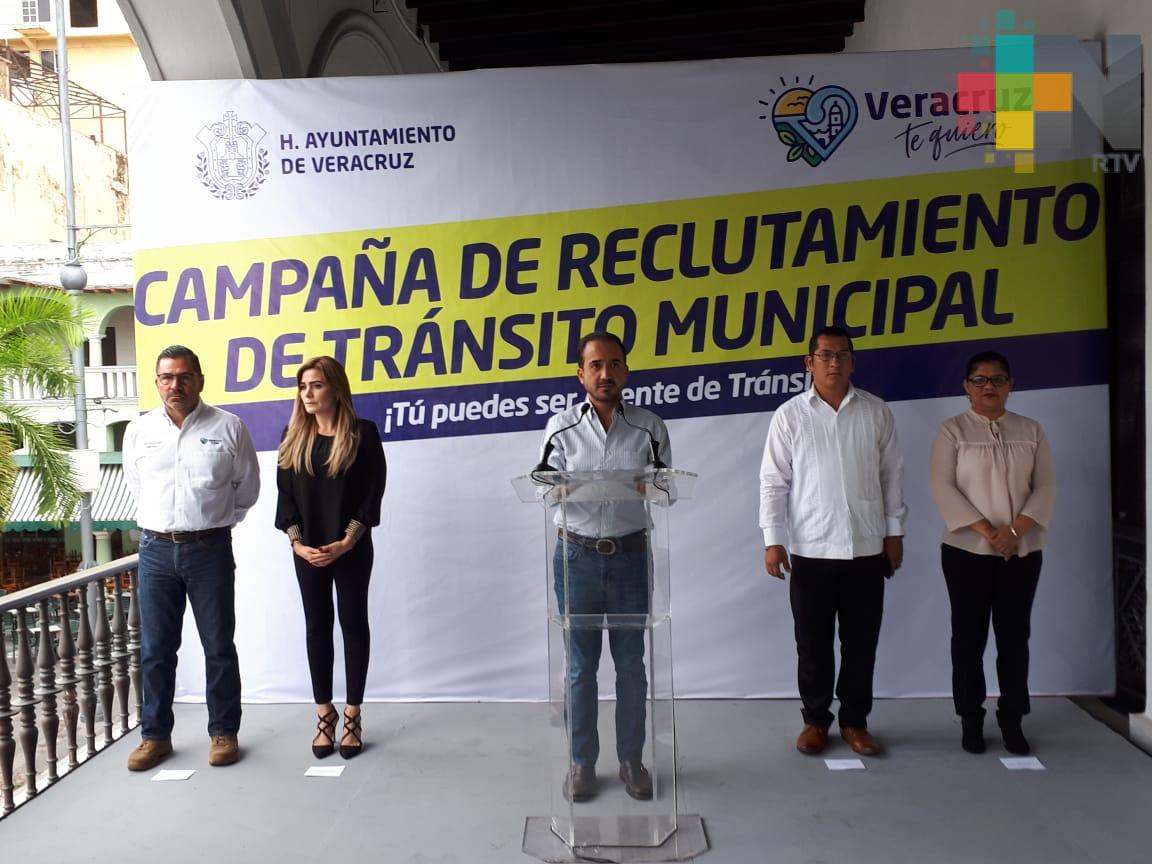 Abren convocatoria para pertenecer a la Dirección de Tránsito en Veracruz