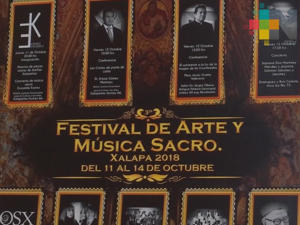 En Xalapa organizan Festival de Arte y Música Sacro