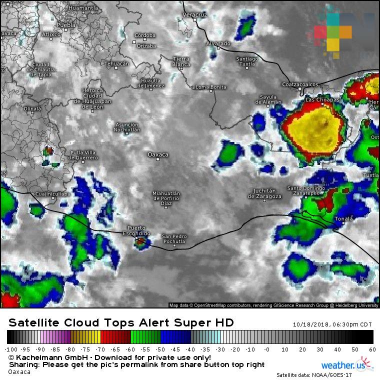 Persisten condiciones de lluvias y tormentas en zona sur, pronostica PC