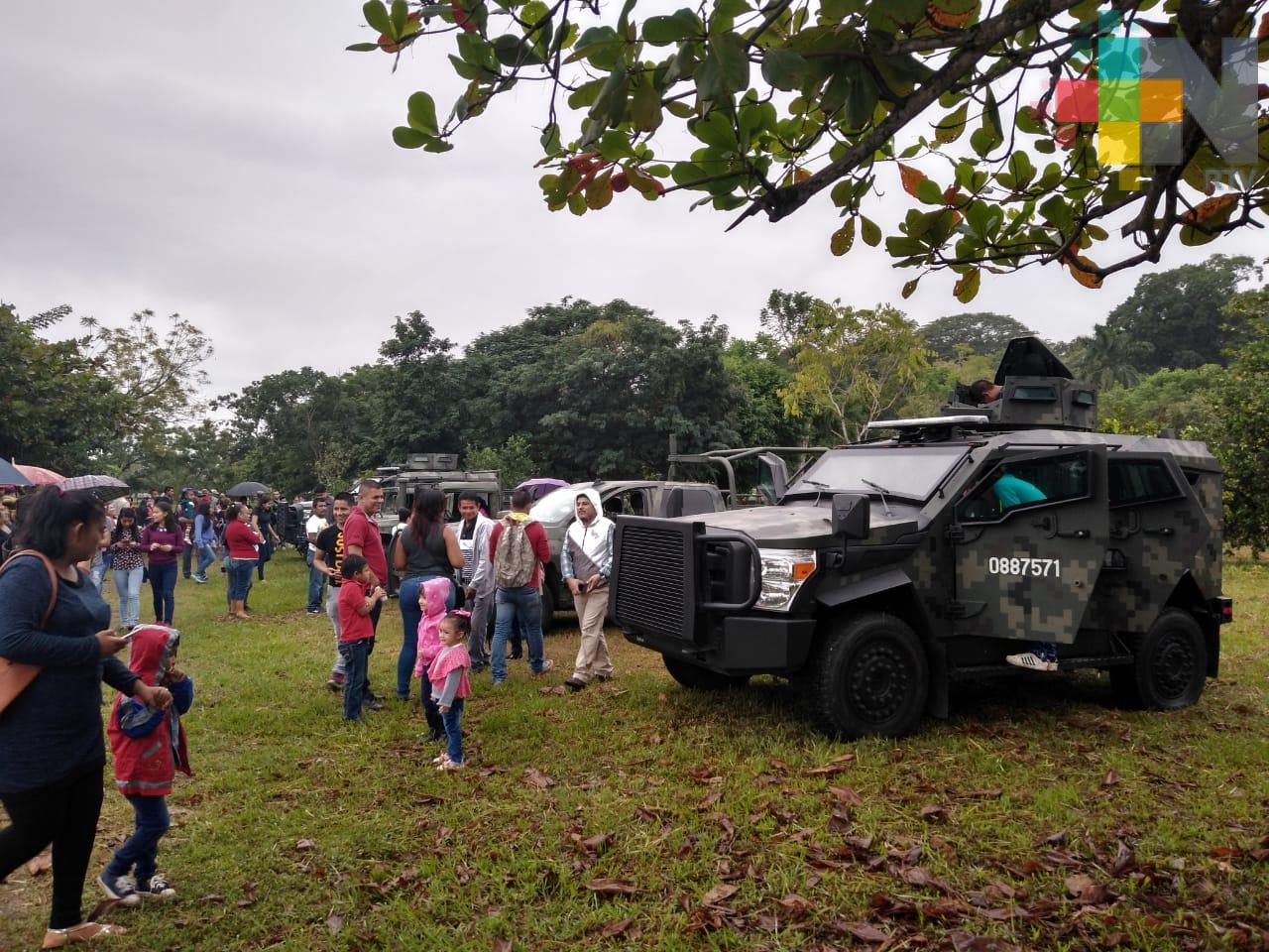 Un éxito el paseo dominical en el cuartel militar del 87 Batallón de Infantería