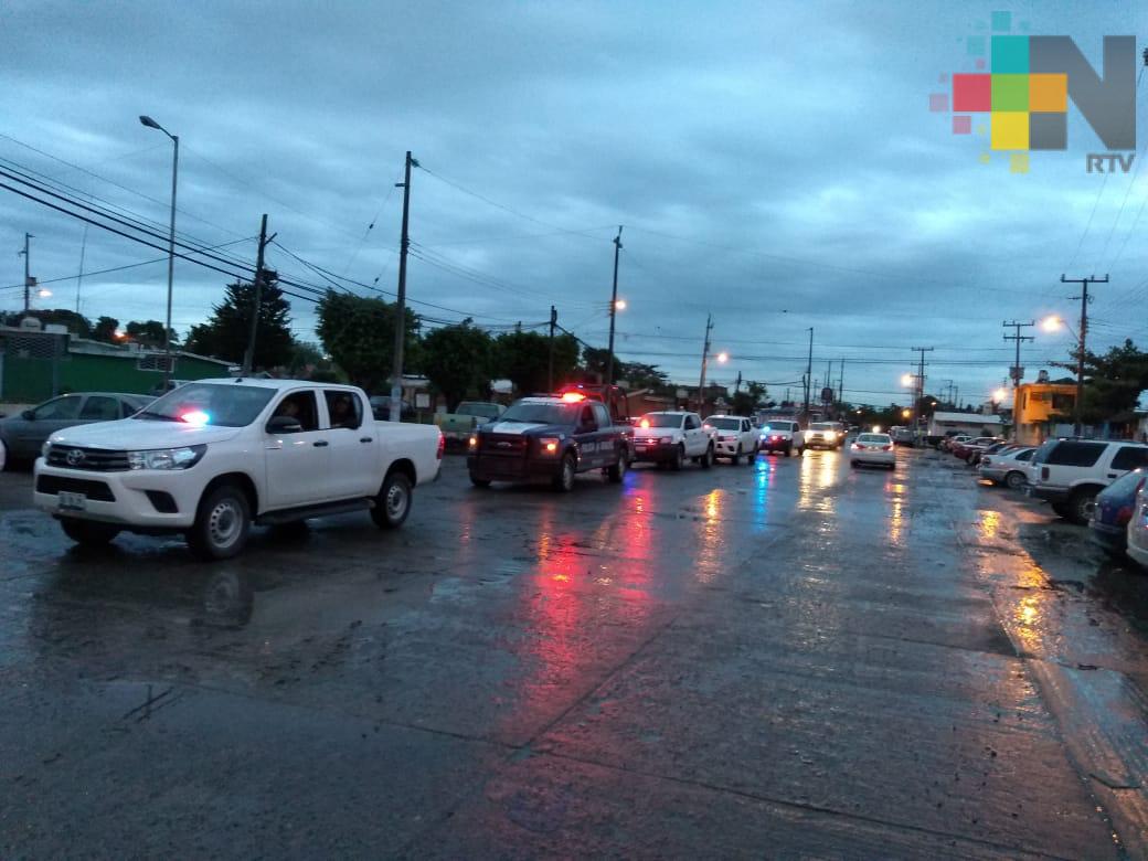 Refuerzan seguridad FGE y Fuerza Civil en Tierra Blanca y Tres Valles