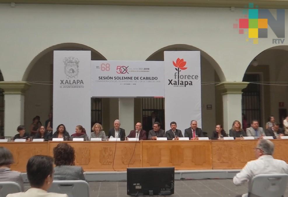 Ayuntamiento de Xalapa recuerda los hechos ocurridos el 2 de octubre de 1968
