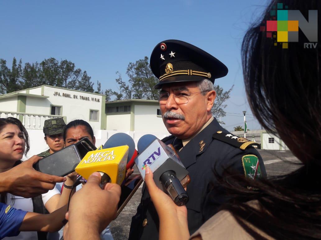 Policía militar continuará con operativos de seguridad en zona Veracruz-Boca del Río