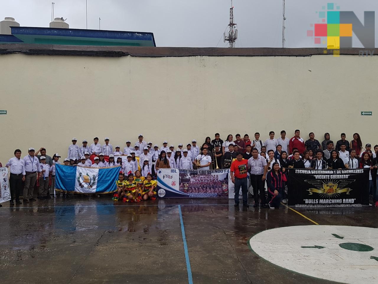 Estudiantes de una banda de música guatemalteca visitan la ciudad de Córdoba