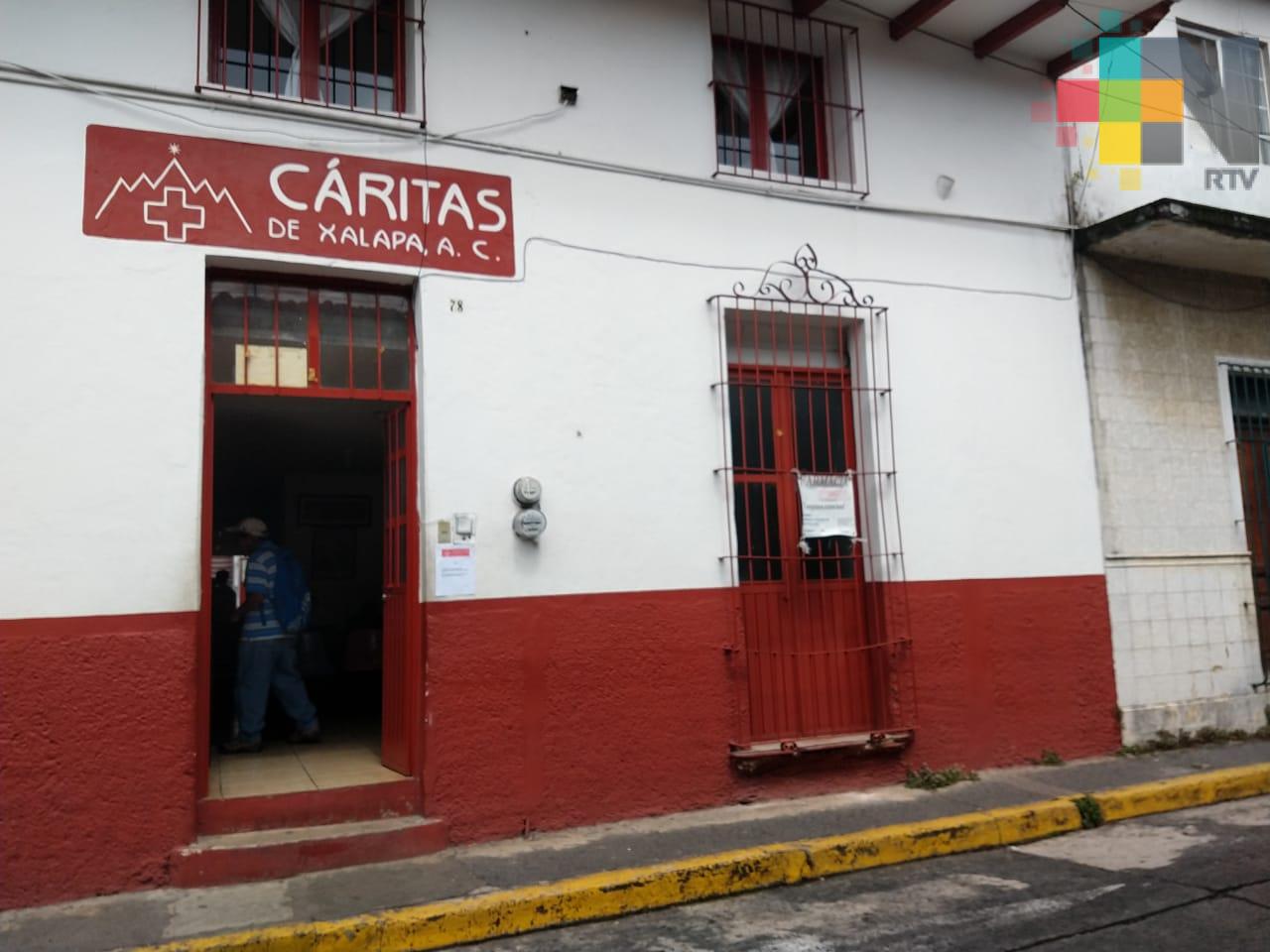 Cáritas Xalapa da albergue a migrantes centroamericanos