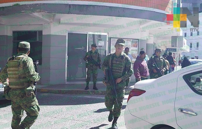 Semar, Ejército Mexicano y SSP implementan operativo de seguridad en Tuxpan