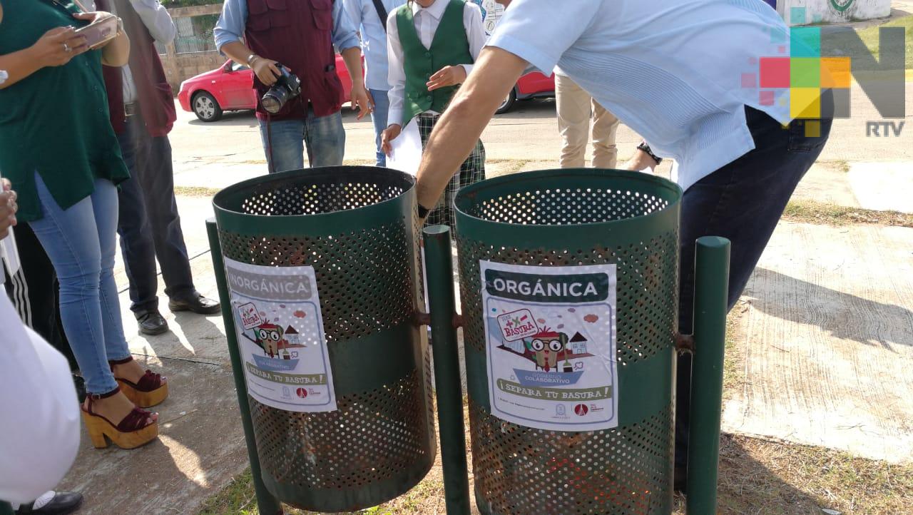 En colonia de Coatzacoalcos inicia programa piloto de separación de basura