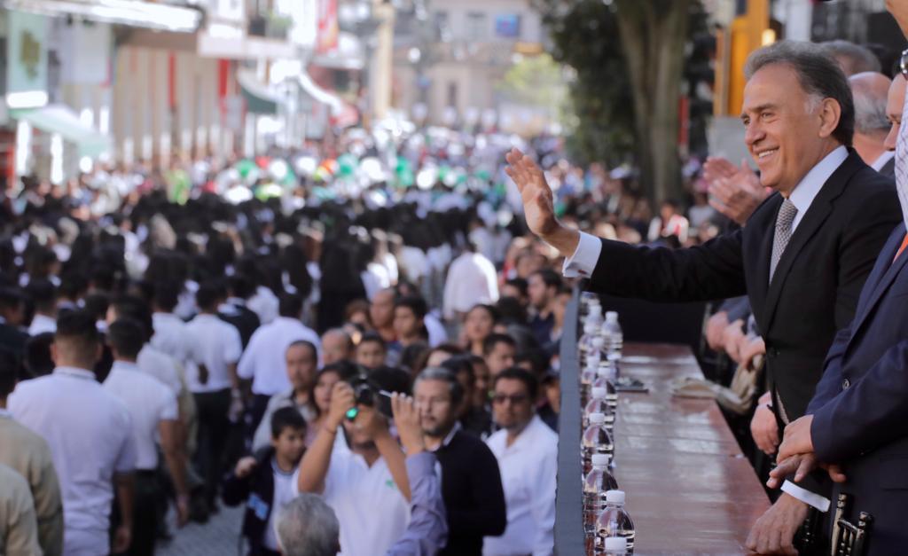 Conmemoran el 108 aniversario de la Revolución Mexicana en Veracruz