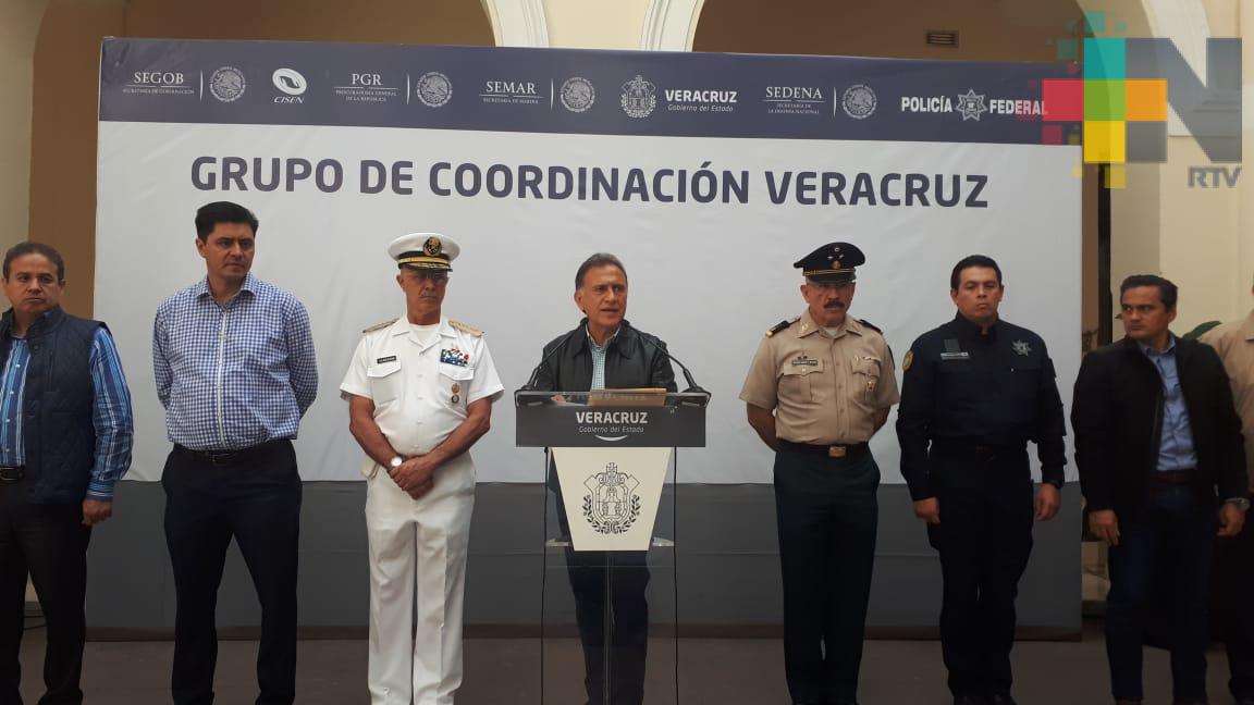 Gobernador Yunes confirma detención de cinco personas involucrados en homicidio de Valeria Cruz