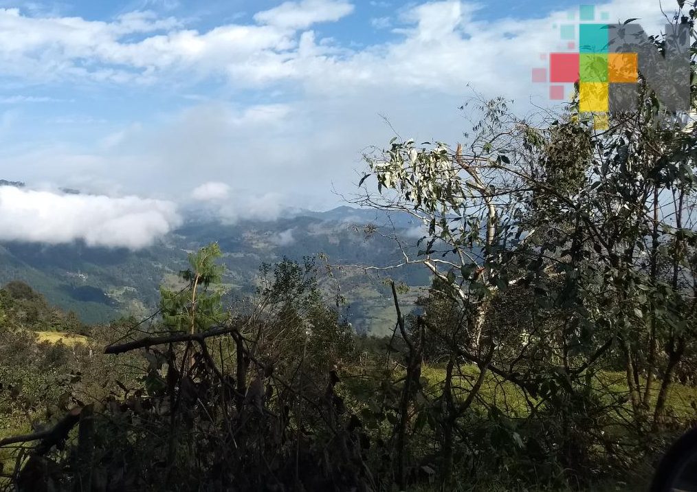 Cielo nublado con ambiente cálido en la entidad veracruzana