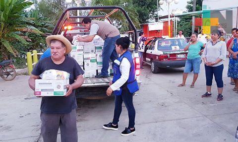 En Cosamaloapan entregan apoyos del Fonden