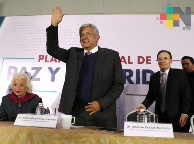 Enfoque de seguridad será muy diferente a gobiernos anteriores: López Obrador