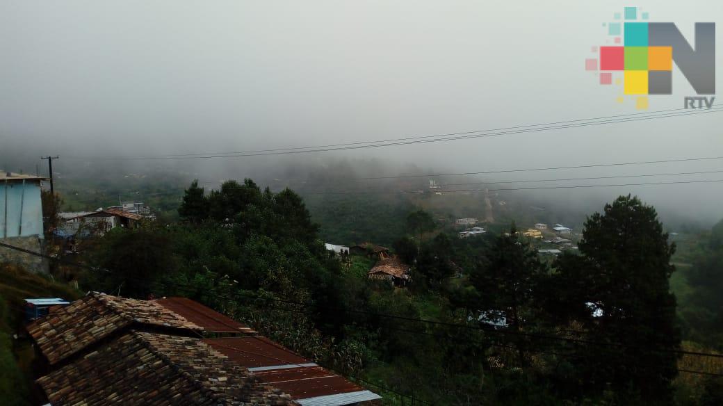 Refuerzan acciones preventivas en Camerino Z. Mendoza por bajas temperaturas