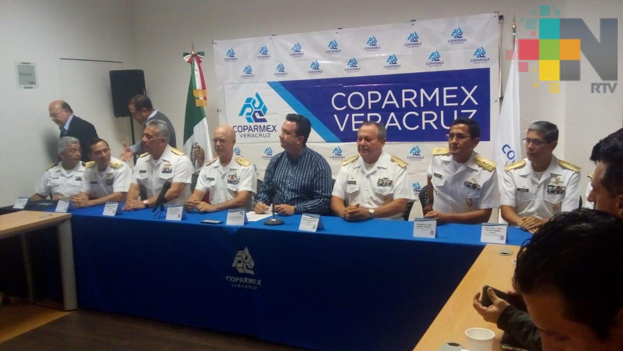 Pedirá Coparmex que Marina siga vigilando conurbación Veracruz- Boca del Río