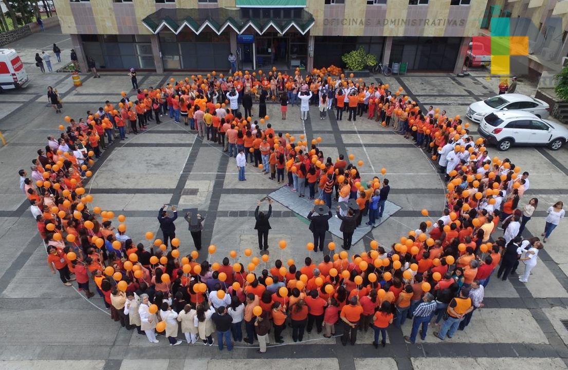 IMSS Veracruz norte conmemora el Día Naranja