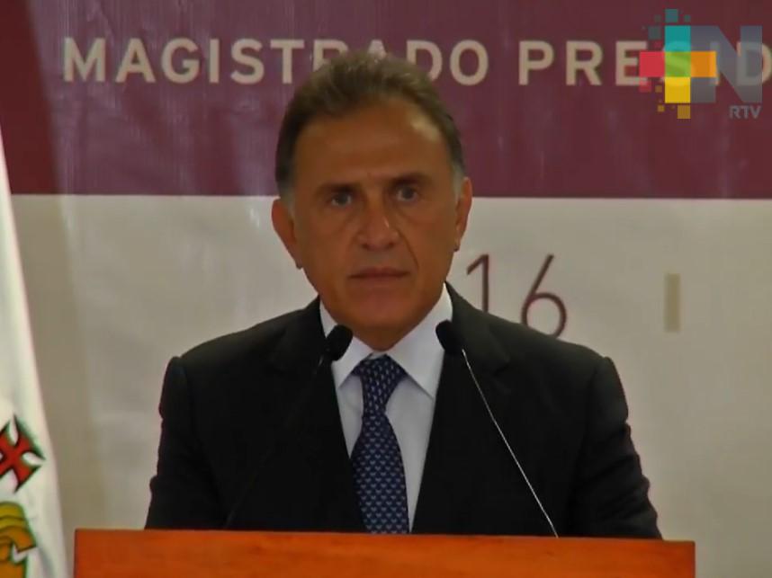 Poder Judicial no se debe politizar: Gobernador Yunes