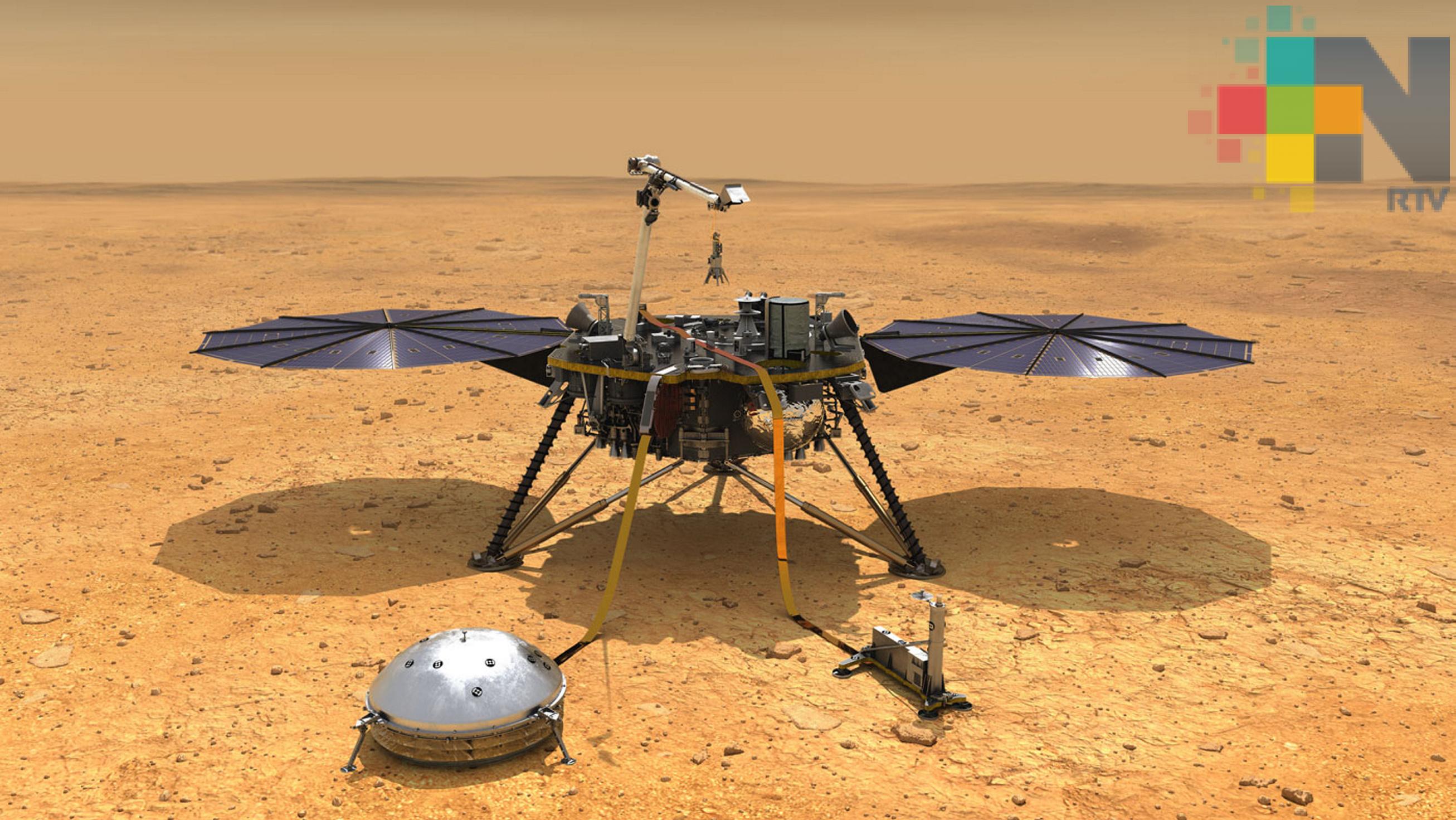 Aterriza con éxito en Marte nave espacial InSight de la NASA