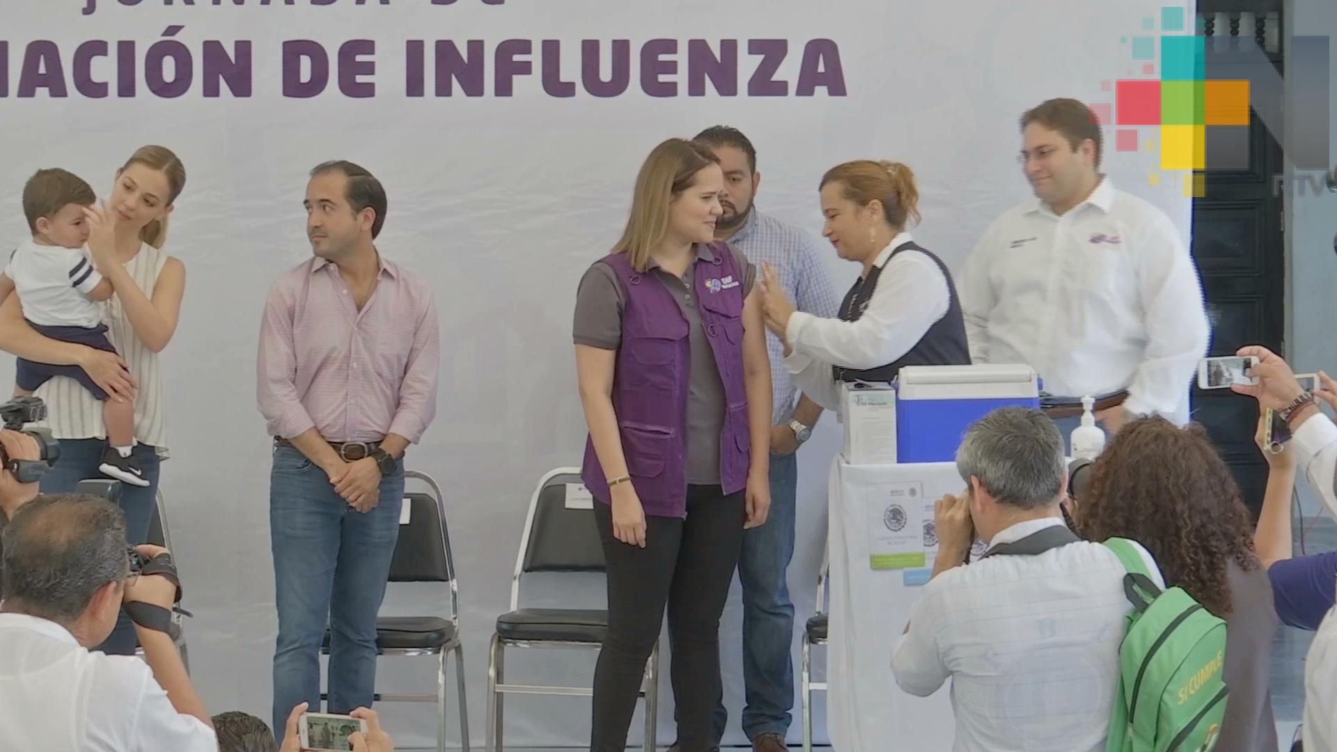 Inicia jornada de vacunación contra la influenza en el puerto de Veracruz