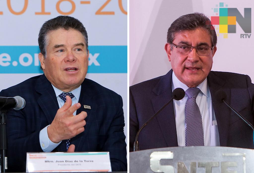 Juan Díaz de la Torre deja presidencia del SNTE; Alfonso Cepeda quedará al frente del gremio