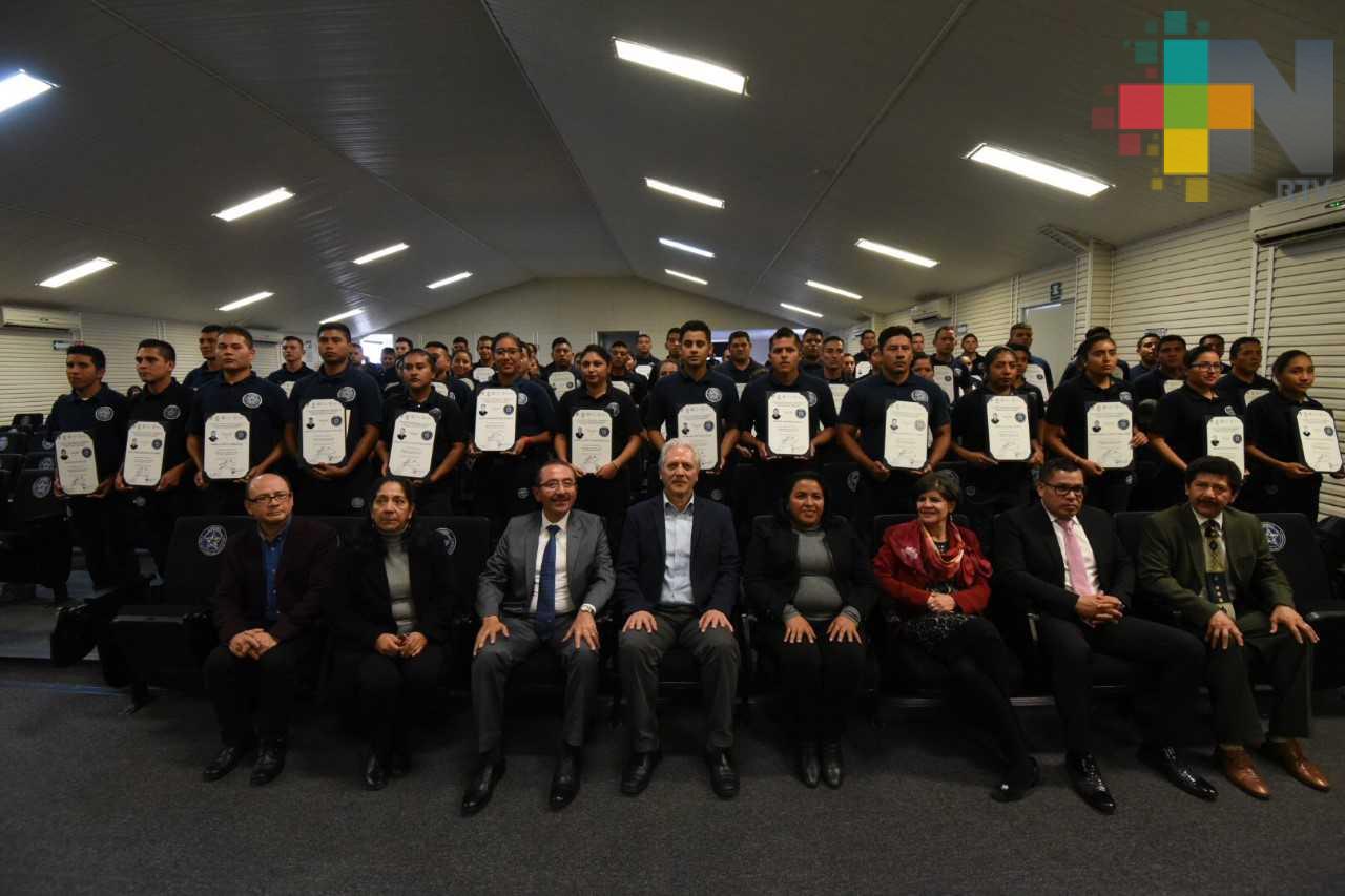 Egresan de la academia los primeros  75 Policías de Proximidad de Xalapa