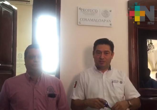 Inauguran en Cosamaloapan módulo de la Profeco