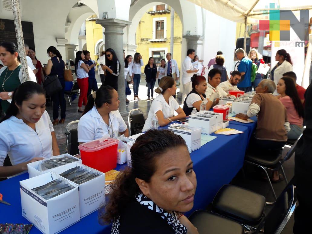 Pruebas rápidas de VIH realizan en bajos del Palacio Municipal de Veracruz