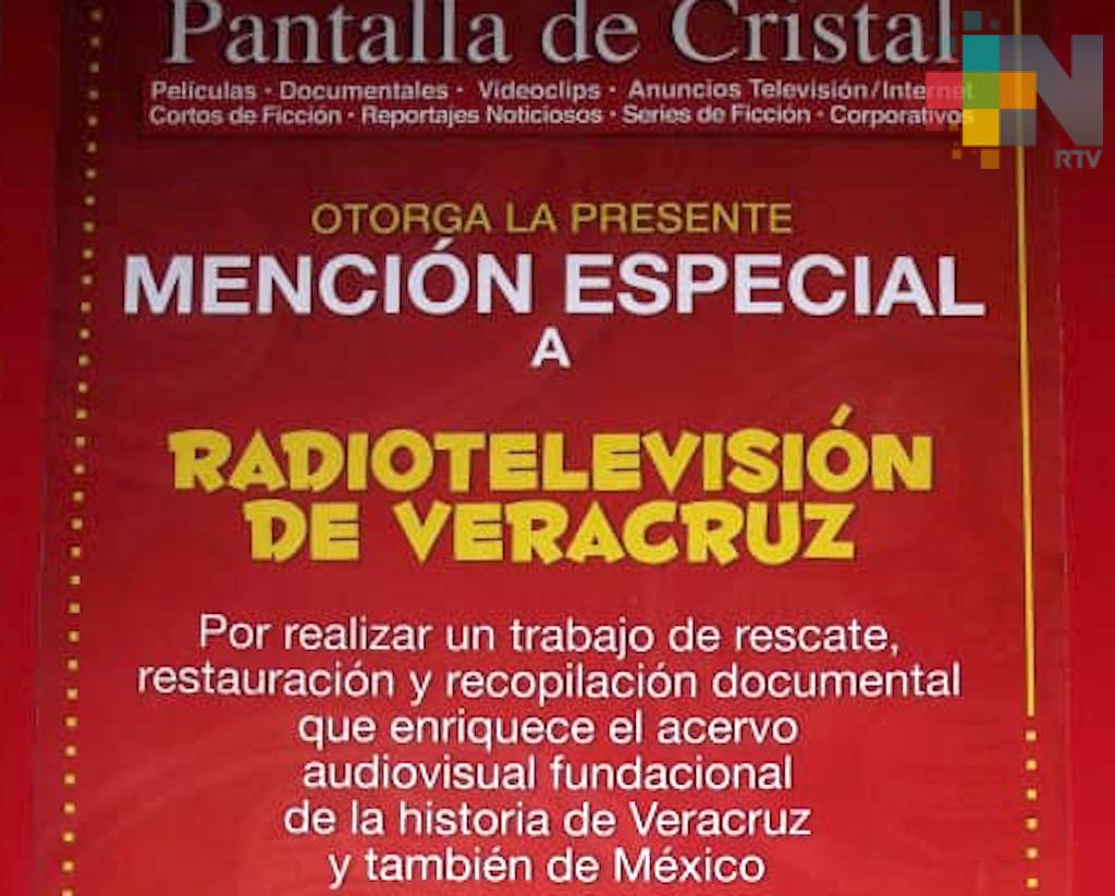 Recibe RTV mención especial por documental sobre la historia de Veracruz y de México en festival Pantalla de Cristal 2018