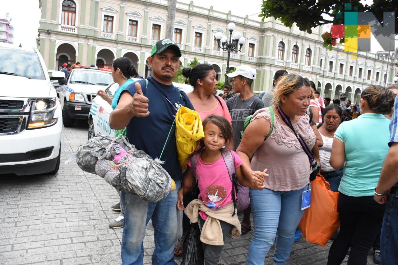 Amatlán de los Reyes y Córdoba fue paso de la caravana de migrantes