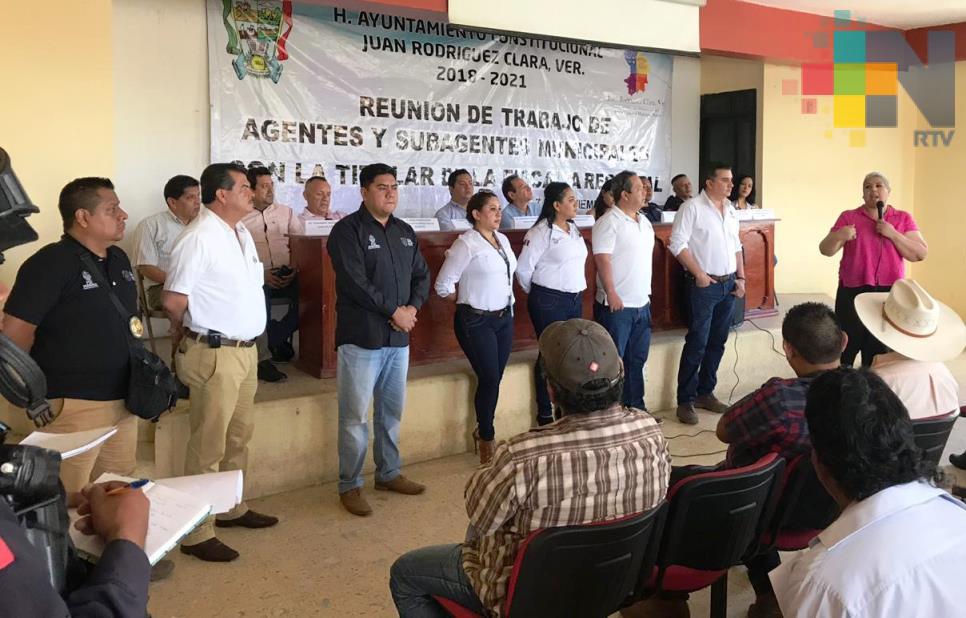 Capacita FGE a Agentes y Sub agentes municipales de Juan Rodríguez Clara