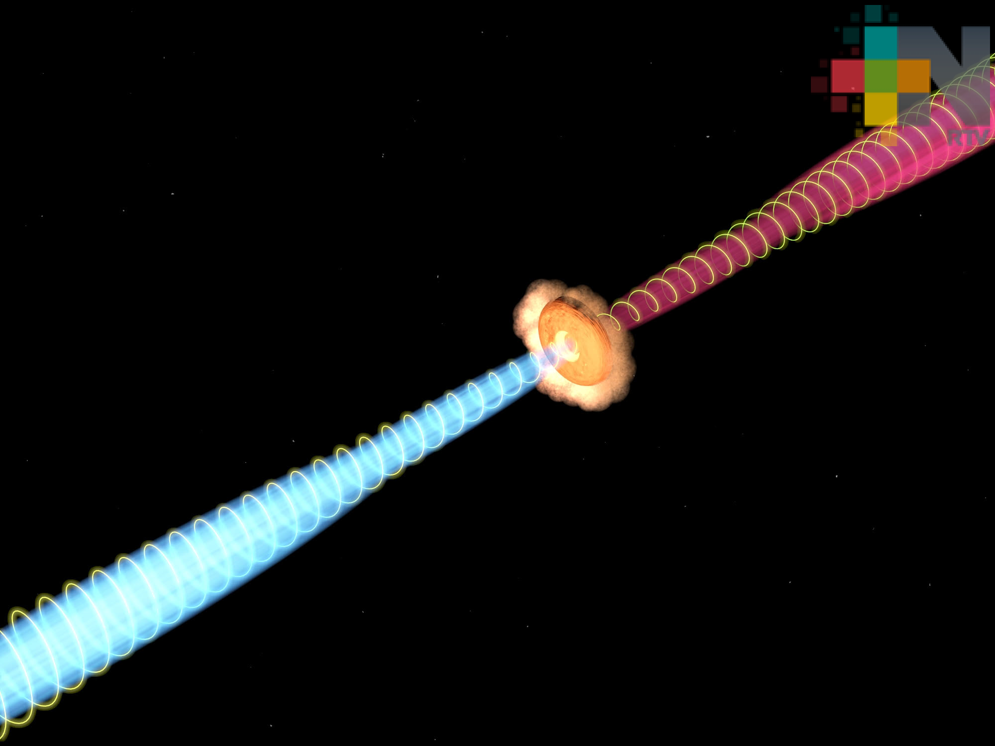 Hallan campos magnéticos en chorro de estrella en formación