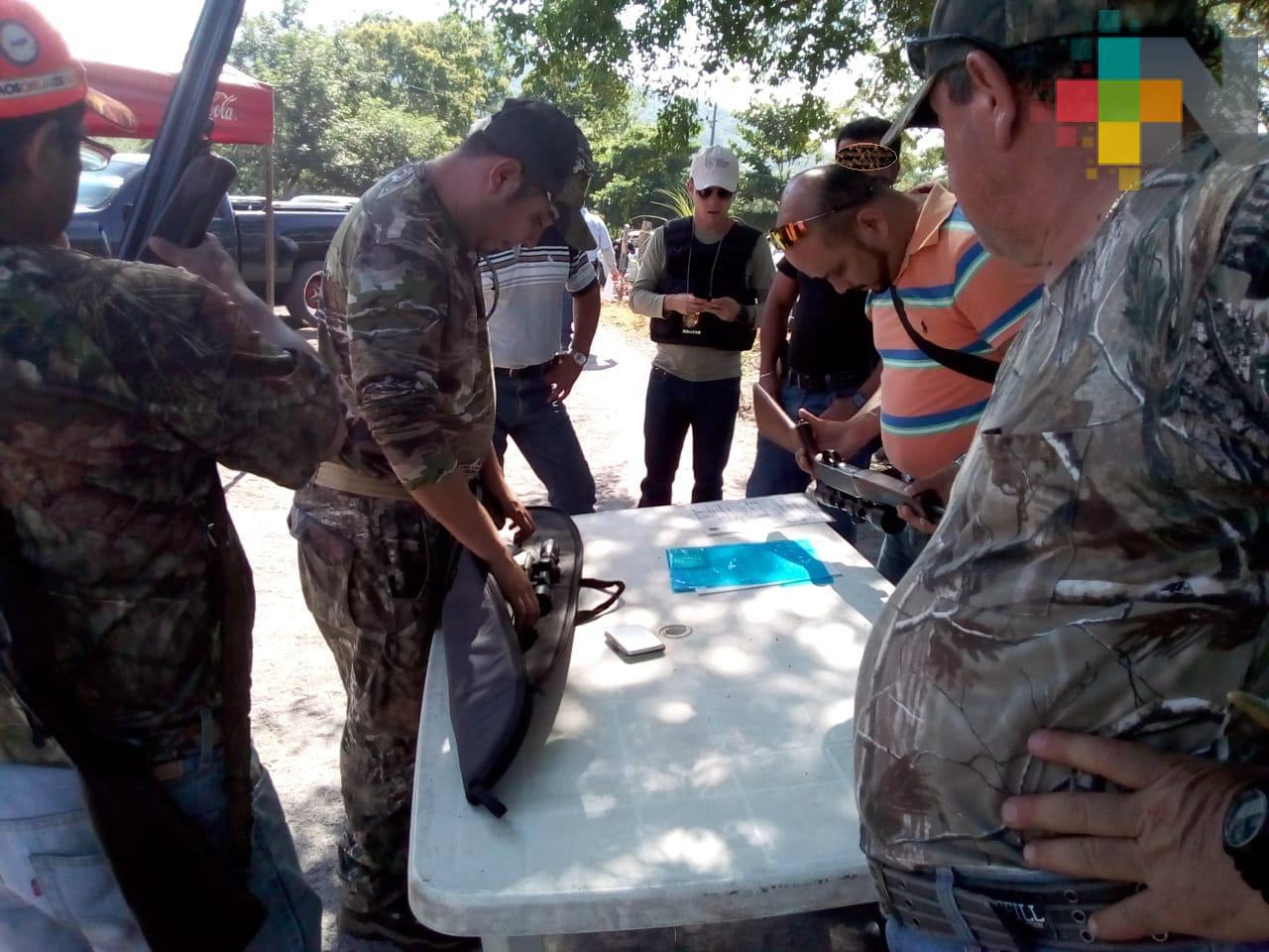 Despliegan FGE y PROFEPA operativo de detección de caza ilegal de especies y uso legal de armas de fuego, en Actopan