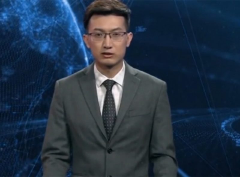 Primer conductor de noticias de inteligencia artificial debuta en China