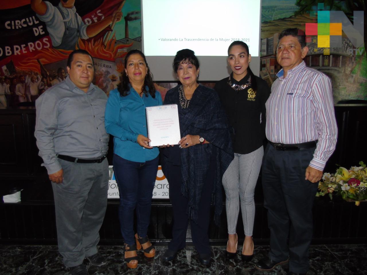 En marcha Programa Municipal para la Igualdad de Género entre Mujeres y Hombres en Ciudad Mendoza
