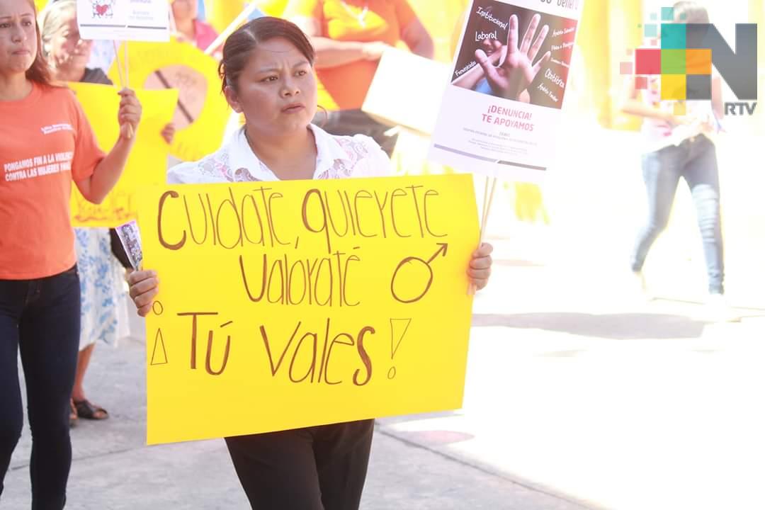 En Zongolica celebran el Día Internacional de la Eliminación de la Violencia contra la Mujer