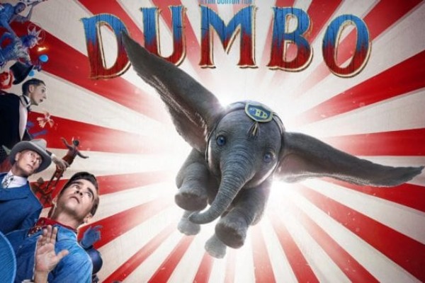Difunden poster de película “Dumbo” dirigida por Tim Burton