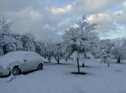 Tormenta invernal y frente frío causan bajas temperaturas en el país