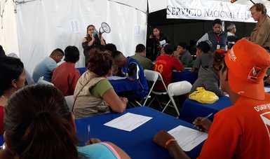 Instala módulo de colocación laboral para migrantes en Tijuana
