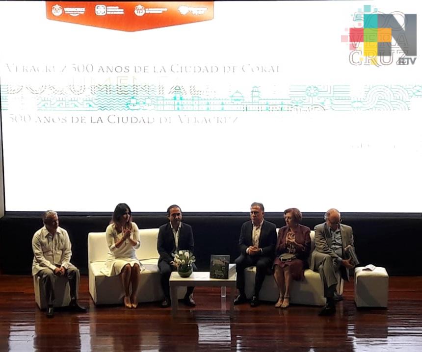Presentan el libro “500 Años de la Ciudad de Veracruz” y el documental “Veracruz 500 Años”