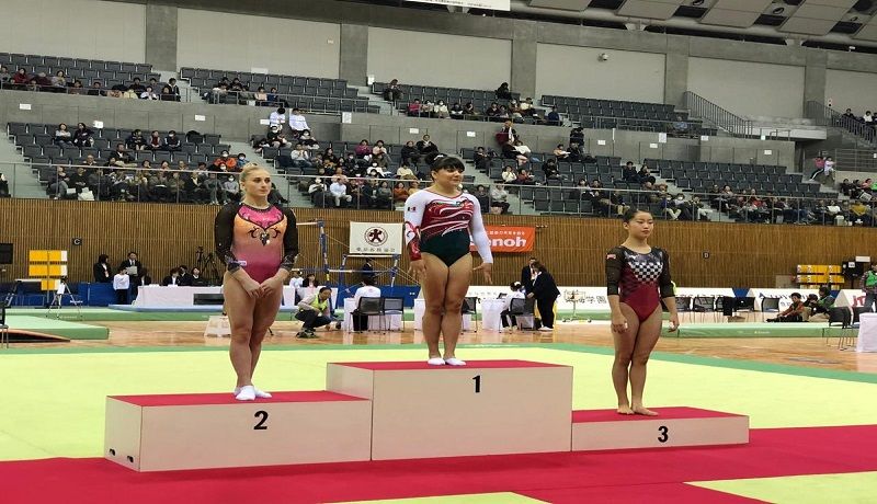 Mexicana Alexa Moreno gana oro en Copa de Gimnasia en Japón