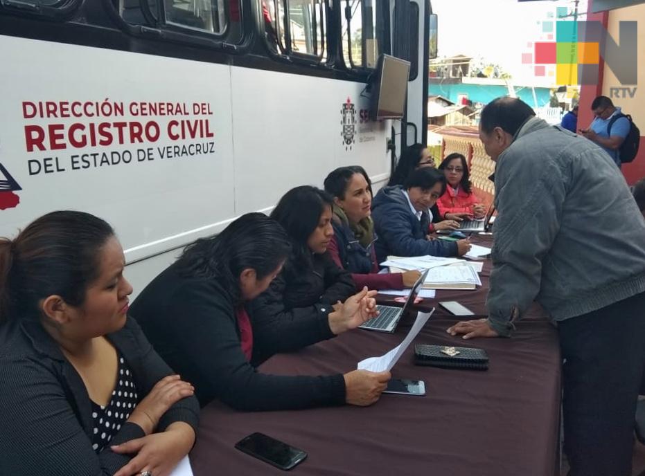 Brinda Secretaría de Gobierno atención gratuita del Registro Civil, en zonas serranas