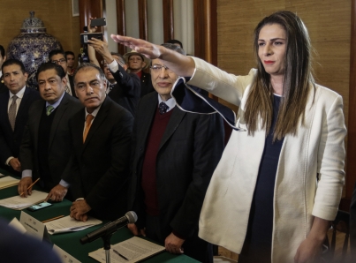 Ana Gabriela Guevara rinde protesta como directora de la Conade