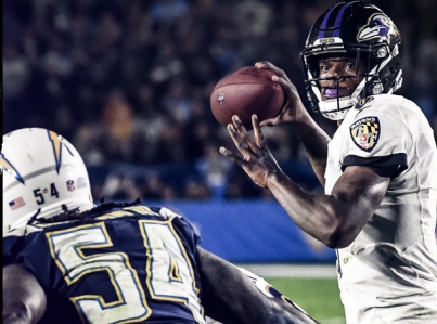 Cuervos vencen a domicilio 22-10 a Cargadores en semana 16 NFL