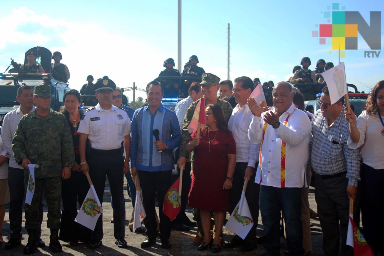 Encabeza el gobernador Cuitláhuac García en el sur, el inicio del programa Unidos para la Construcción de la Paz